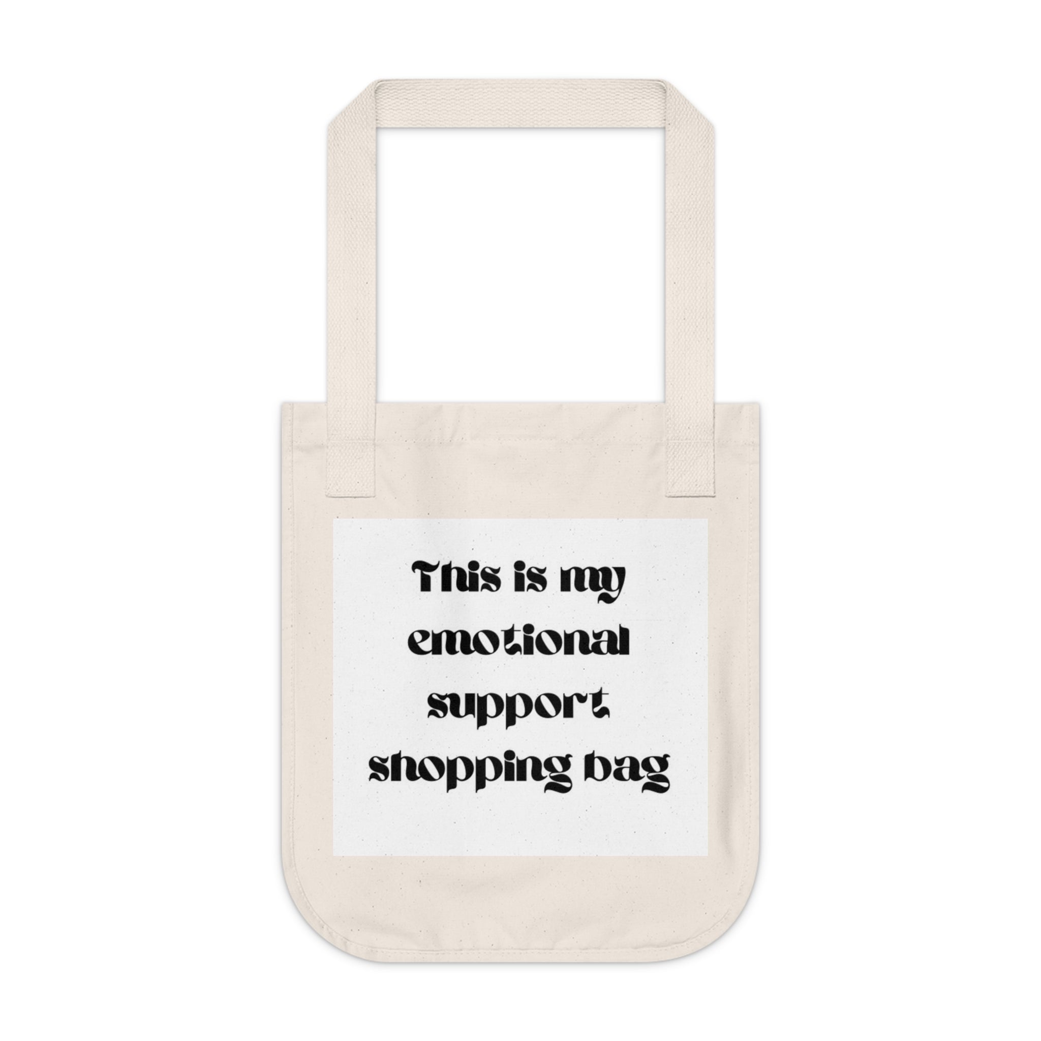 Organic Canvas Tote Bag